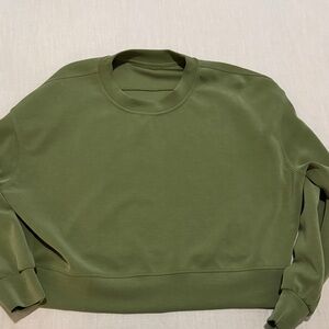 Lululemon Olive Green Crewneck Sweatshirt